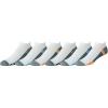 imageAmazon Essentials Mens Low Cut Tab Socks  Performance Zone Comfortable Cushion Athletic 6 PairsWhite