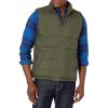 imageAmazon Essentials Mens Midweight FleeceLined Insulated Puffer VestOlive