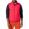 imageAmazon Essentials Mens Midweight FleeceLined Insulated Puffer VestRed