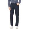 imageAmazon Essentials Mens Pants RelaxedFit 5Pockets Stretch TwillNavy