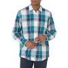 Teal Blue Navy Large Plaid