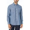 imageAmazon Essentials Mens RegularFit LongSleeve Chambray ShirtRinsed