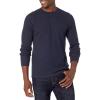 imageAmazon Essentials Mens RegularFit LongSleeve Waffle ShirtNavy