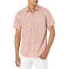 imageAmazon Essentials Mens RegularFit ShortSleeve Print ShirtPink Fruit
