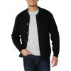 imageAmazon Essentials Mens RelaxedFit Collared Cardigan SweaterBlack