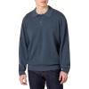 imageAmazon Essentials Mens RelaxedFit Knit Polo SweaterNavy