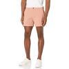 imageAmazon Essentials Mens SlimFit 5quot FlatFront Comfort Stretch Chino Short Previously GoodthreadsLight Tan