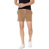 imageAmazon Essentials Mens SlimFit 5quot Pullon Comfort Stretch Canvas Short Previously GoodthreadsKhaki Brown