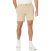 imageAmazon Essentials Mens SlimFit 7quot Lightweight Comfort Stretch Oxford ShortsKhaki Brown