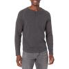 imageAmazon Essentials Mens SlimFit LongSleeve Henley ShirtCharcoal Heather
