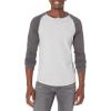 Charcoal Heather Light Grey Heather