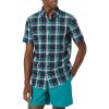 Navy Green Plaid