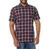 Navy Red Plaid