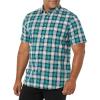Teal Blue White Plaid