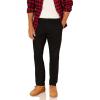 imageAmazon Essentials Mens SlimFit WrinkleResistant FlatFront Chino PantBlack