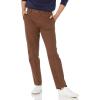 imageAmazon Essentials Mens SlimFit WrinkleResistant FlatFront Chino PantBrown