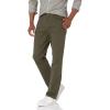 imageAmazon Essentials Mens StraightFit 5Pocket Comfort Stretch Chino Pant Previously GoodthreadsOlive