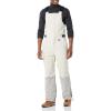 imageAmazon Essentials Mens WaterResistant Insulated Snow Bib OverallGrey Ivory Color Block
