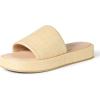 imageAmazon Essentials Womens Slide Flatform SandalNatural Raffia