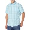 Light Blue White Medium Plaid