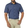 imageAmazon Essentials mens Shortsleeve Regularfit Stretch Poplin ShirtNavy Floral