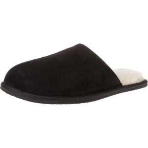 imageAmazon Essentials Cozy Slippers House Shoes for MenBlack Microsuede
