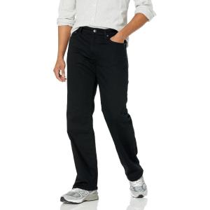 imageAmazon Essentials Jeans for Men Straight Fit BootcutBlack