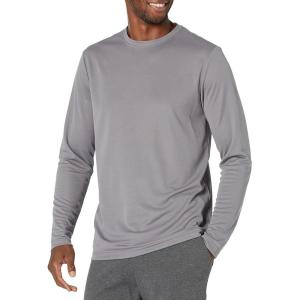 imageAmazon Essentials Long Sleeve Shirt for Men Performance TechMedium Grey