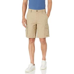 imageAmazon Essentials Mens 10 Lightweight Ripstop Stretch Cargo ShortKhaki Brown