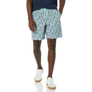 imageAmazon Essentials Mens 8quot Inseam RelaxedFit Drawstring Walk Shorts Available in Plus SizeGreen Floral