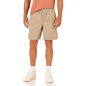 imageAmazon Essentials Mens 8quot Inseam RelaxedFit Drawstring Walk Shorts Available in Plus SizeKhaki Brown