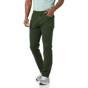imageAmazon Essentials Mens AthleticFit Pants 5Pocket Stretch Twill Work Big ampamp TallDark Olive