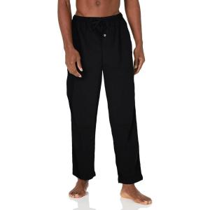 imageAmazon Essentials Mens Breathable Flannel Pajama Pant Available in Big ampamp TallBlack