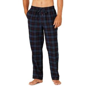 imageAmazon Essentials Mens Breathable Flannel Pajama Pant Available in Big ampamp TallBlack Blue Plaid