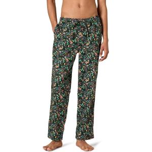 imageAmazon Essentials Mens Breathable Flannel Pajama Pant Available in Big ampamp TallBlack Folkloric