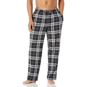 imageAmazon Essentials Mens Breathable Flannel Pajama Pant Available in Big ampamp TallBlack Yellow Plaid