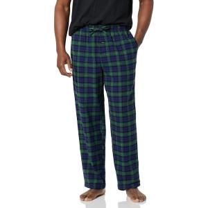 imageAmazon Essentials Mens Breathable Flannel Pajama Pant Available in Big ampamp TallGreen Royal Blue Tartan Plaid