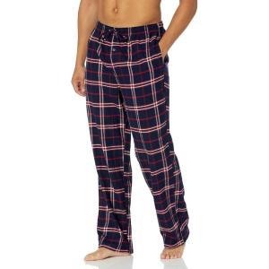 imageAmazon Essentials Mens Breathable Flannel Pajama Pant Available in Big ampamp TallNavy Red Plaid