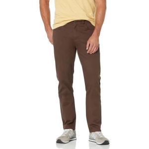 imageAmazon Essentials Mens Chinos Athletic Fit Work Pants 5Pocket Comfort StretchBrown
