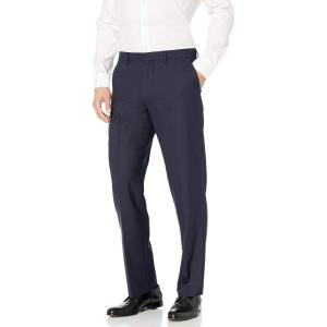 imageAmazon Essentials Mens ClassicFit WrinkleResistant Stretch Dress PantsNavy