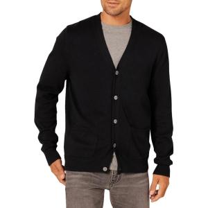 imageAmazon Essentials Mens Cotton Cardigan SweaterBlack