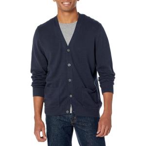 imageAmazon Essentials Mens Cotton Cardigan SweaterNavy