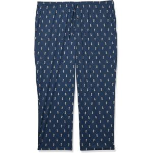 imageAmazon Essentials Mens Cotton Knit Pajama PantNavy Pineapple