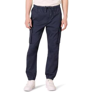 imageAmazon Essentials Mens DrawstringWaist RegularFit Cargo JoggerNavy