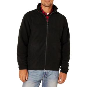 imageAmazon Essentials Mens FullZip Fleece Jacket Available in Big ampamp TallBlack