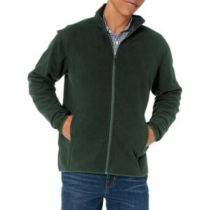 imageAmazon Essentials Mens FullZip Fleece Jacket Available in Big ampamp TallForest Green
