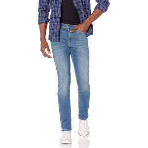imageAmazon Essentials Mens Jeans SkinnyFit Comfort Stretch Formerly GoodthreadsLight Blue Brokenin