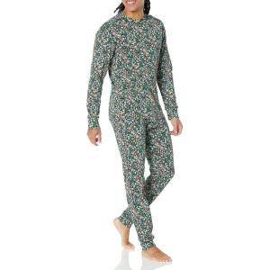 imageAmazon Essentials Mens Knit Pajama SetBlack Folkloric