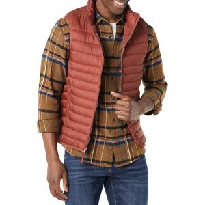 imageAmazon Essentials Mens Lightweight WaterResistant Packable Puffer VestEarth Red