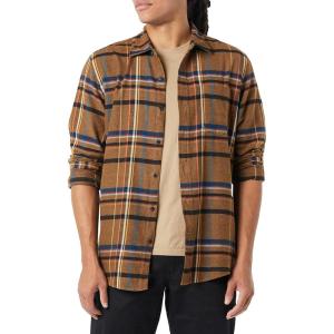 imageAmazon Essentials Mens LongSleeve Flannel Shirt  Discontinued ColorsBlack Brown Mix Plaid